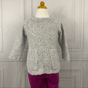 CREWCUTS Gray Sweater with Pockets